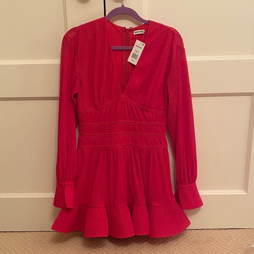 Simkhai Pink Sleeve Dress